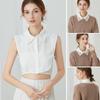 Vintage Cotton Chiffon Detachable Blouse False Collar Shirt Fake Collar Lapel Clothes Accessories