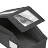 Hat Storage Box, Stackable Space-Saving Design, with Zipper Closure Organizer, Dustproof Clear Window Hat Container, for Men Women Hat Organize