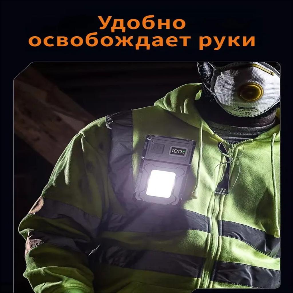 Светодиодный фонарик с мощным светом, долговечный и сверхъяркий портативный фонарик