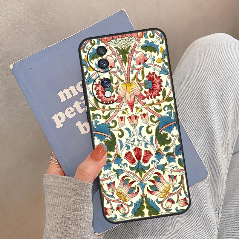 Чехол William Morris для Honor Magic 8 Pro 5 6 7 Lite Чехол для Honor 400 200 90 70 50 X8a X8b X9a X9b X9c