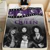 1 шт. Фланелевое одеяло с принтом группы Queen, Высококачественное, Удобное для всех сезонов, Домашний декор, Тепло и комфорт