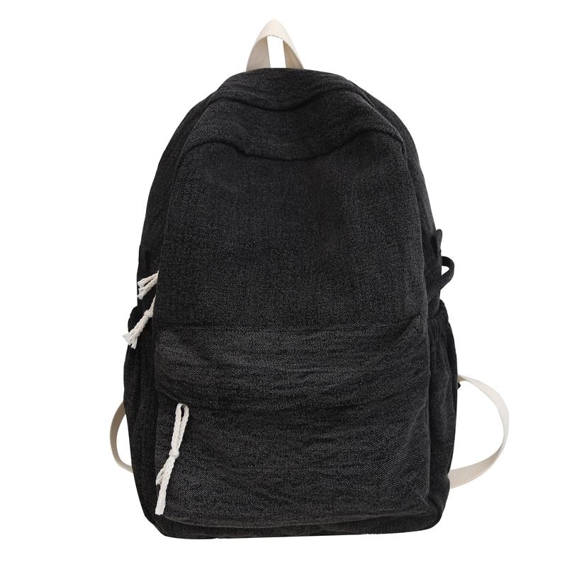 Школьный женский рюкзак в стиле ретро, ​​холст, большая вместимость, студенческий рюкзак