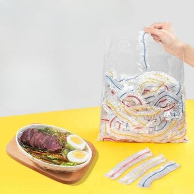 300 шт. Пластиковые крышки для обертывания Универсальные Оптовые Пищевые Бытовые Защита от мух и насекомых Холодильник Остатки Одноразовые Крышки для сохранения свежести