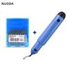 Deburring Tool with 11 HSS Steel Blades, 360 Degree Rotary Head Deburring Tool for Metal Resin Plastic 3D Printing Wood