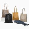 Cowhide Large Bag New Leather Women's Bag Shoulder Bag Simple Versatile Bucket Bag Large Capacity Tote Bag Women