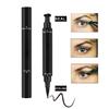 Big Seal Stamp Liquid Eyeliner Pen Waterproof Fast Dry Black Eye Liner Pencil with Eyeliner Cosmetic Double-ended Eyeliner