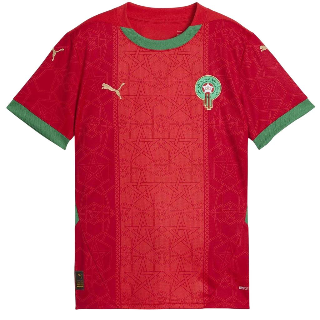 Morocco FRMF Childrens/Kids 2025 Puma Home Shirt