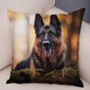 Sofa Home Pillowcase German Shepherd  Decoration Pet Animal Cushion