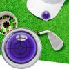 1/5Pcs Golf Ball Marker Round Cap Clip Mark with Level Function Magnetic Golf