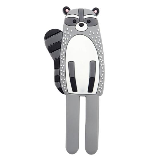 Магнит на холодильник, милая форма животного, силиконовая декоративная наклейка на холодильник, вешалка, крючок для дома