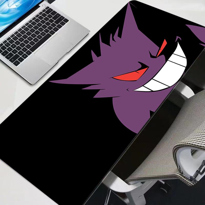 Mouse Pad Pokemon Pikachu Gengar Anime Carpe Large PC Gamer Computer Mausepad Varmilo Keyboard Gaming Accessories Desk Mat
