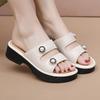 Fashion 2025 Summer High Heel Sandals Casual Non Slip Slippers Outdoor Fashion Slippers New Sandals Women's High Heel Shoes Women Shoes