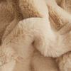 Luxury Solid Color Faux Rabbit Fur Blanket Winter Thickened Warm Faux Fur Blanket Soft Fluffy Throws Blankets for Sofa Bed Naps