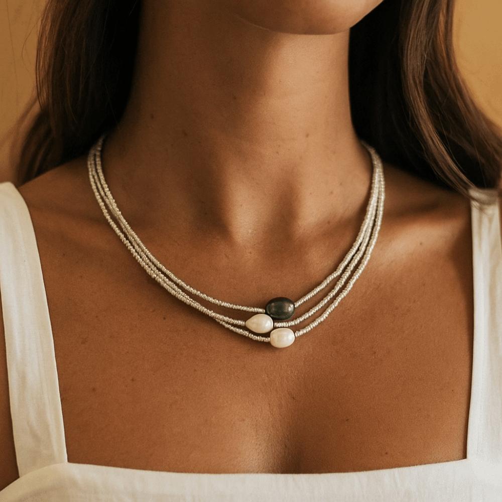 1/3pcs Freshwater Pearls Pearl Necklace Pearl Pendant Elegant Jewelry New Bohemian Jewelry Party