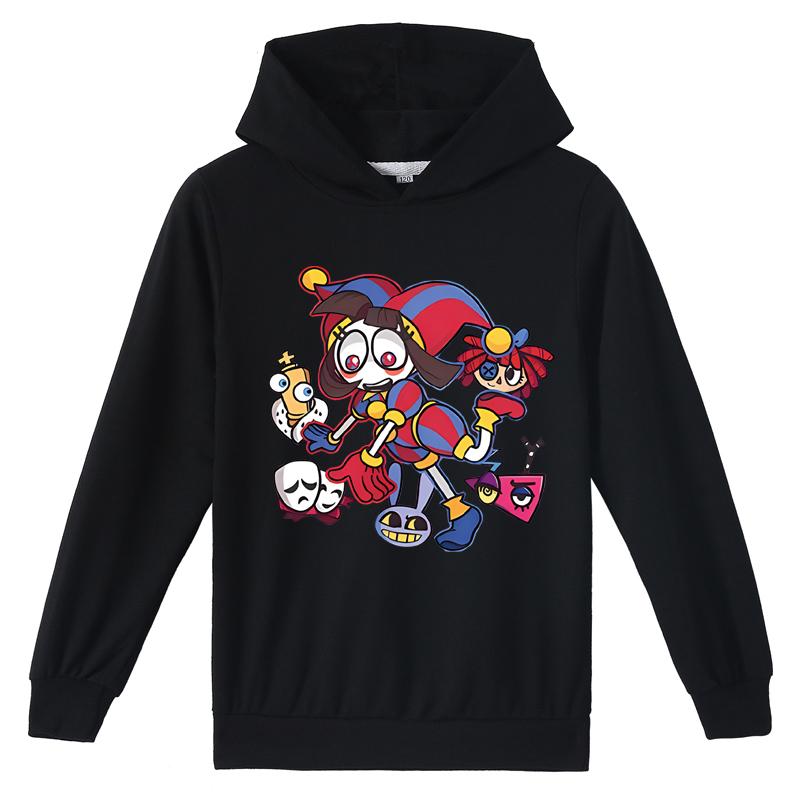 Детская 3D толстовка с капюшоном THE AMAZING DIGITAL CIRCUS свитер для детей