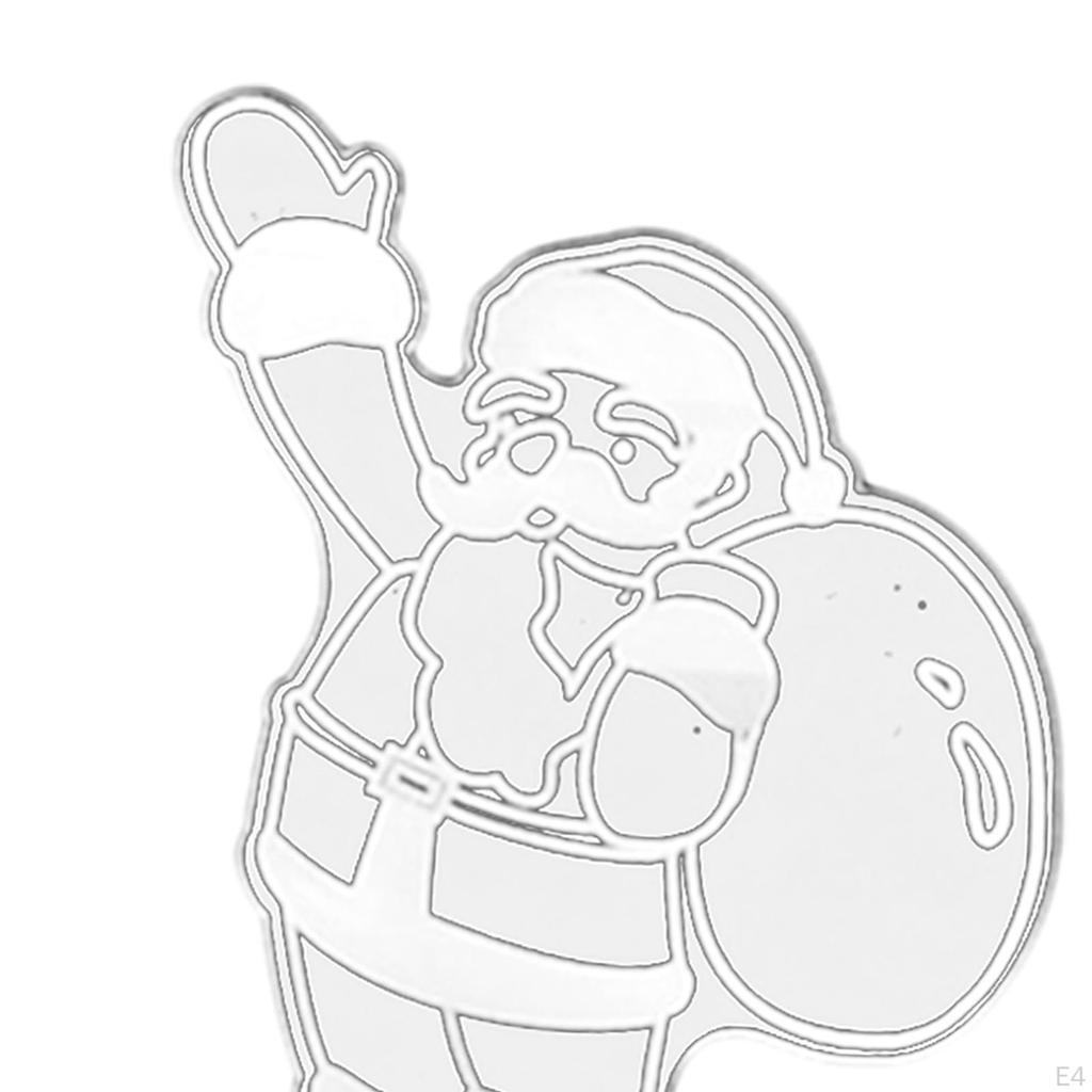 Рождественские украшения, световой стол, центральная часть, реквизит для фотосессии, фигурка рождественской сцены