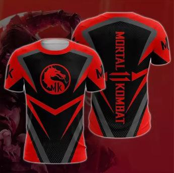 Mortal Kombat 11 T-shirt fighting game elements 3D print T-shirt top fashionable summer for women and men