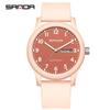 SANDA 3263 Calendar Waterproof 2 Women's Minimalist Women's Quartz Watch Clock Minimalist Style