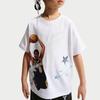 Nike Детская спортивная футболка с коротким рукавом Nike Dri-FIT Max90, свободная, удобная, с опущенными плечами, Детские топы IO1146-100