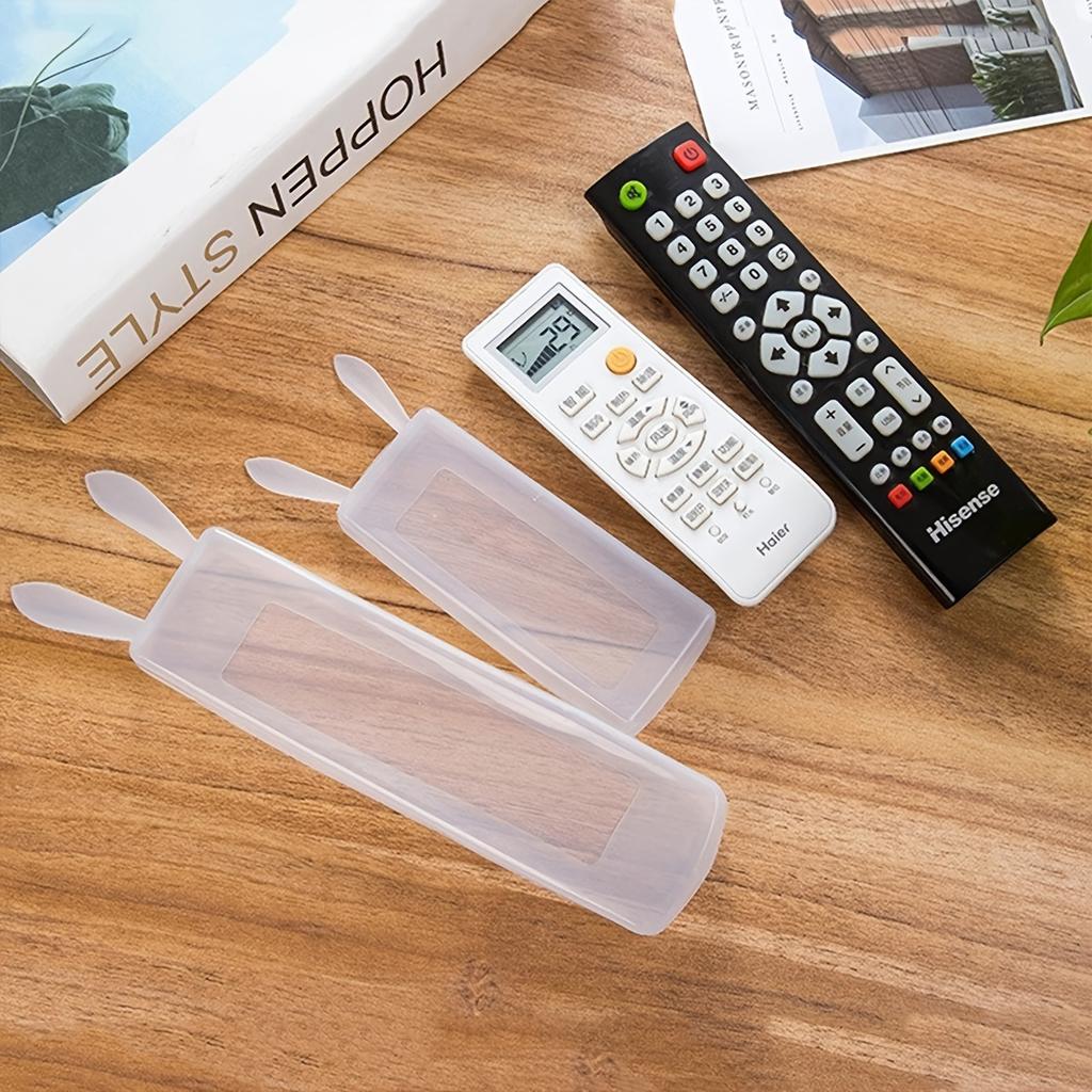Крышка пульта ночника с кроличьими ушками, силиконовые пылезащитные защитные чехлы для пультов ТВ, кондиционера, светящийся в темноте чехол для пульта
