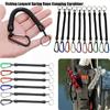 Flexible Retractable Outdoor Tackle Anti-lost Elastic Carabiner Lanyards Fishing String Spring Rope