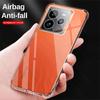 Airbag Shockproof Phone Case For Realme GT 7 Pro Clear Silicone TPU Back Cover Cases For Realme GT 6 GT 6T Neo 6 SE