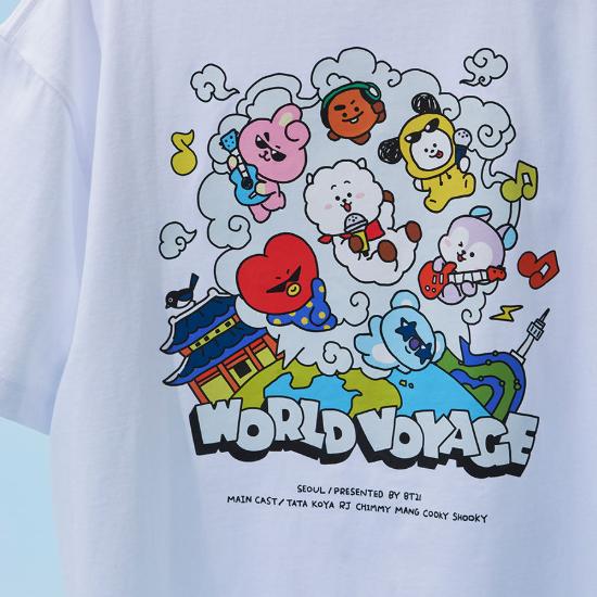 BT21 Футболка «Кругосветное путешествие»