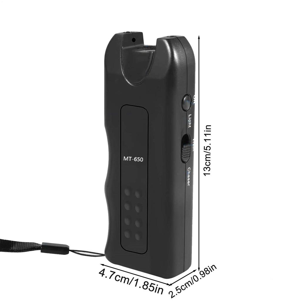 Ultrasonic Dog Trainer Anti Barking Pet Training Device With LED Flashlight Effective Handheld Trainer To Stop Barking