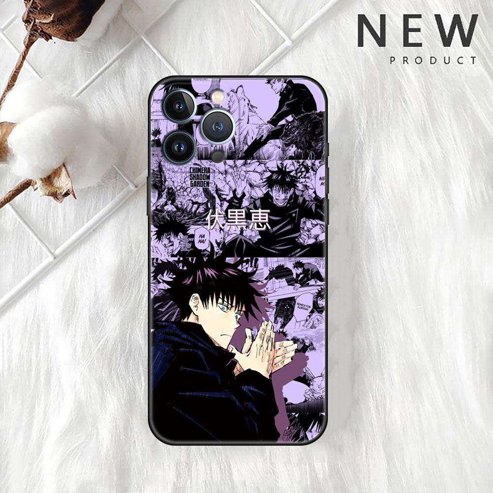 Чехол Anime Jujutsu Kaisen для Apple iPhone 14 Pro Max 13 11 12 Mini SE 7 8 Plus X XS 6 6S силиконовый чехол для телефона мягкий TPU Funda