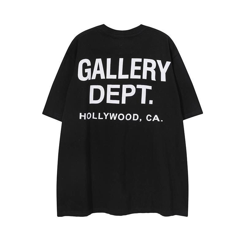 2022 summer new high street trend GALLERY DEPT letter logo printing simple and versatile short-sleeved T-shirt