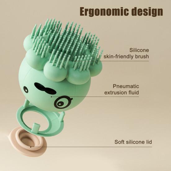 Щетка для ухода за собаками, дизайн «Осьминог», щетка для купания домашних животных, силиконовая щетка для душа для собак, успокаивающая массажная расческа для собак и кошек с длинной или короткой шерстью
