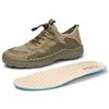 Men's Casual Shoes Leather Mesh Sneakers Outdoor Shoes
