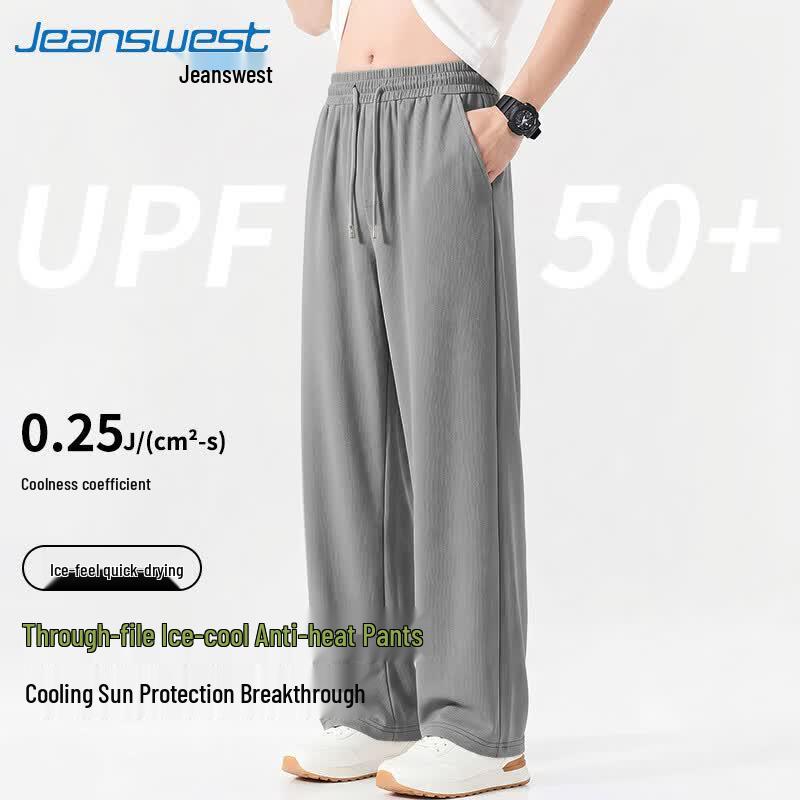 Мужские повседневные брюки прямого кроя из ледяного шелка Jeanswest