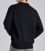 Шерстяной кардиган Beoteunseoul с открытым воротником (черный)