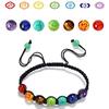 Eye Reiki Jewelry Healing Balance Wristbands Natural Stone 7 Chakra Bracelet Natural Stone Bangle