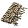 Unisex Scarf Cotton Shawl with Tassels Plaid Pattern Keffiyeh Scarf for Winter Work Street Wear