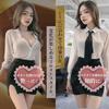 SUNNYSTEP Прозрачный Костюм Косплея Учительницы, Большие Размеры S-6L, Сексуальная Мини-Юбка, Учительница, Секретарь, Женщина-Учитель, Офисная Леди, Секретарь, Костюм (В