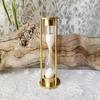Miniature Sand Timer For Show, Not a Functioning Timer Brass Hourglass Pendant Charm, 1-3 Second Timer