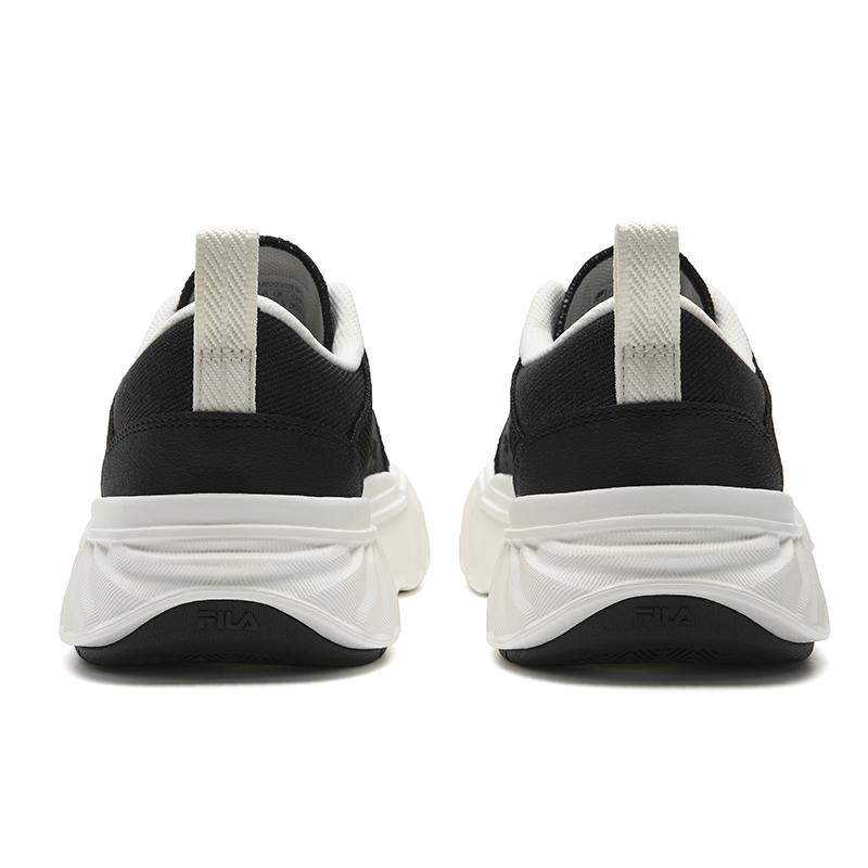 Fila FOSSO 1+ Износостойкие Легкие Дышащие Низкие Кеды Женские Черный/Молочно-Белый F12W622307FBG