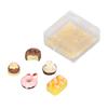 1:12 Dollhouse Miniature Desserts Set High Simulation Small Portable Dollhouse Miniature Food for