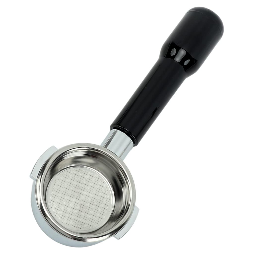 Xuuyuu 58 мм Бездонный портафильтр для кофе со съемной корзиной-фильтром для Expobar, Rocket, Faema и Rancilio (черный)