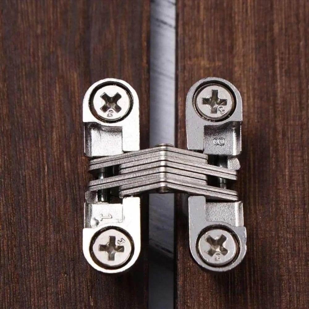Stainless Steel Folding Door Hinge Silent Design Concealed Hinge Furniture Hardware Furniture Door