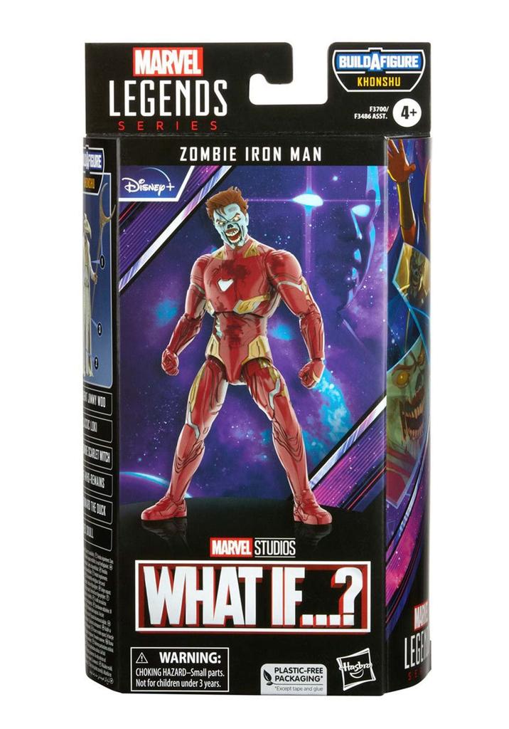 Hasbro Marvel Legends Series MCU Disney Plus Что если...? Фигурка Железного человека-зомби, 6 дюймов (15 см) Размер, с 3 аксессуарами, F3700, Оригинал