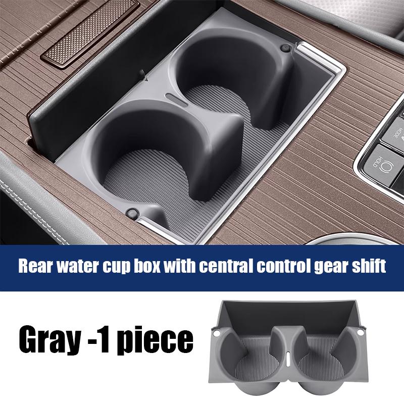 Car center console gear shift rear water cup box interior supplies for Toyota Sienna XL40 2024 2025