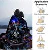 1pc Fantasy Warrior Statue Blanket Soft All Season Throw with Vibrant Design, Perfect for Home, Travel, and Gifts, Ideal for Naps and Camping