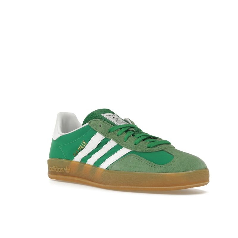 Adidas Gazelle Indoor Hazy Green Unisex Sneakers Cloud-White IE6605