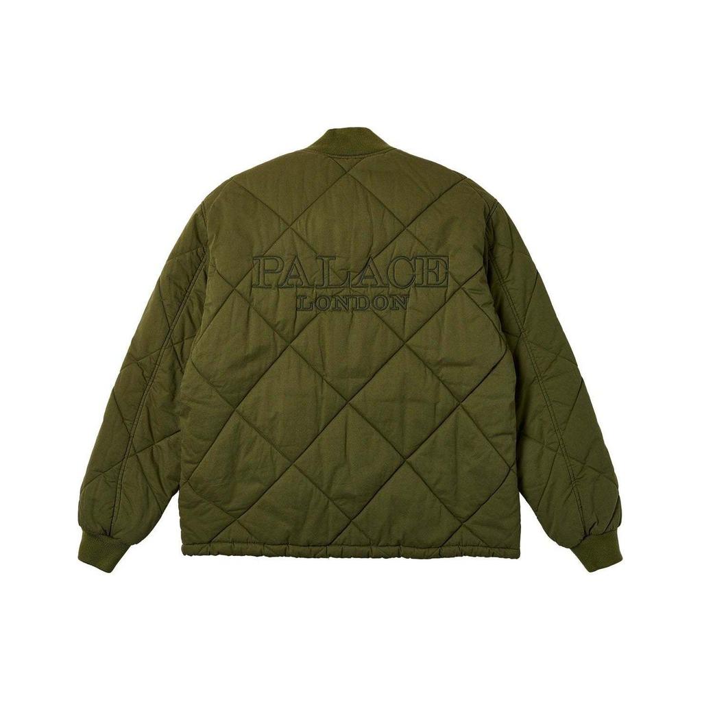 Palace D-Quilt Bomber The Deep Green Unisex Outerwear P26JK040