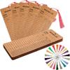 Paper Card Bookmark Kraft Paper Reading List Bookmark Accessories Book Marker  Reading Enthusiasts