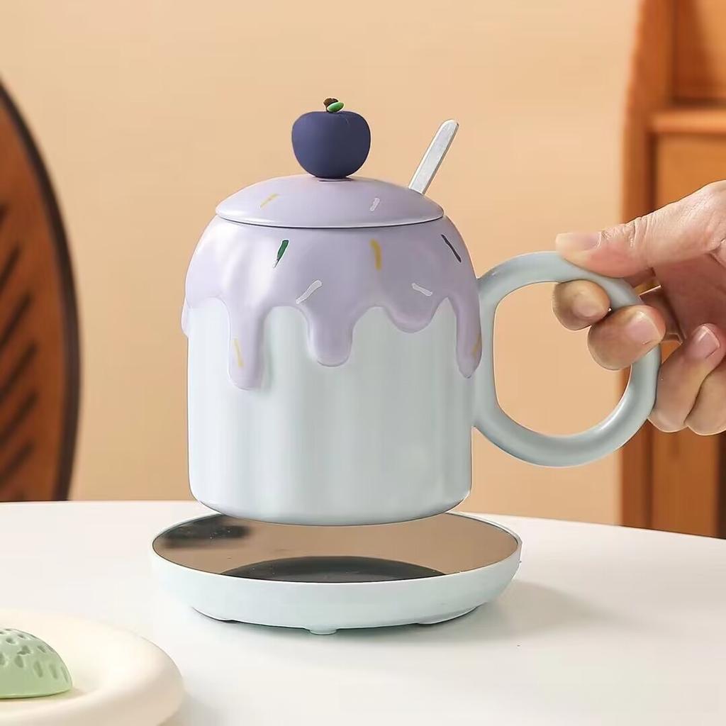 55 градусов теплая чашка с постоянной температурой керамическая чашка сувенирная кружка открывающаяся подарочная автоматическая нагревательная чашка чашка для воды