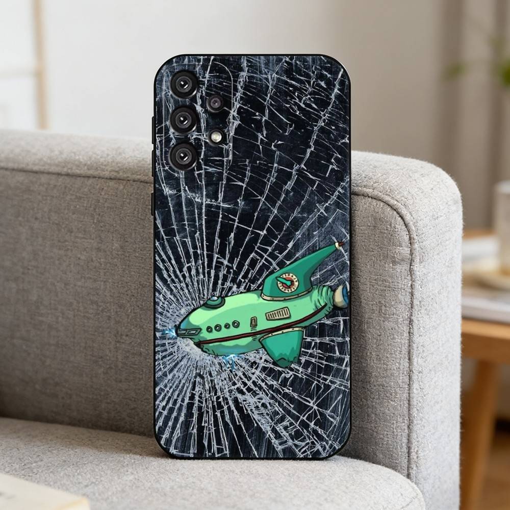 F-Futurama Funny B-Bender Phone Case For Samsung S25,S24,S21,S22,S23,S30,Ultra,S20,Plus,Fe,Note,10,9,5G Black Cover
